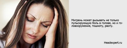 Lüktető fejfájás okoz, a kezelés, a tünetek
