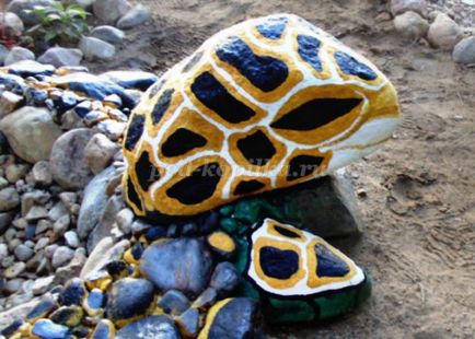 Garden alakja egy teknős saját kezűleg