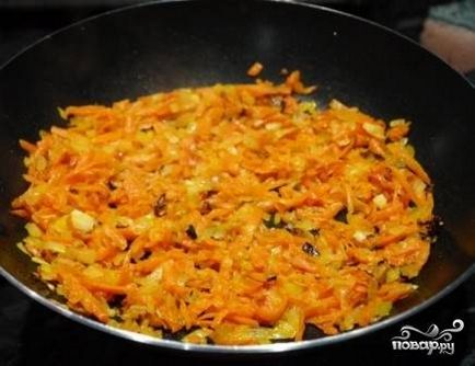 Saláta csirkével és aszalt szilvával puff - lépésről lépésre recept fotók