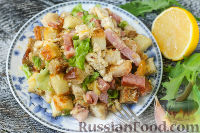 Saláta csirke, saláta krutonnal, receptek fotókkal 54 recept