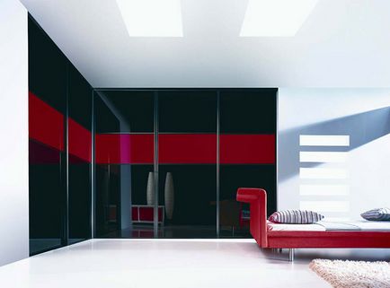 Hálószoba a high-tech stílusban - 19 fotó belsőépítészeti