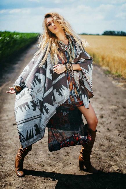 Hippie stílusú ruházat (fotó)