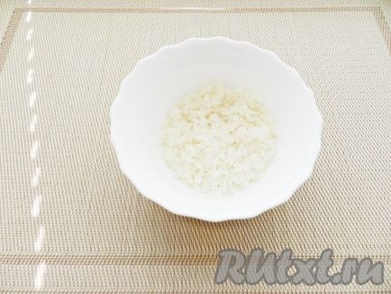 Leves paradicsom és rizs - a recept egy fotó
