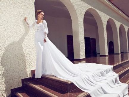 Esküvői ruhák a híres tervezők és a legjobb márkák (77 fotó)