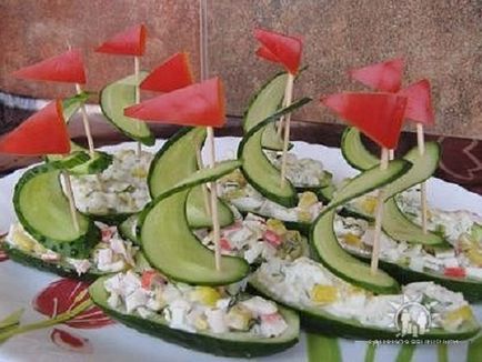 saláta dekoráció