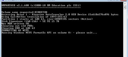 Windows 7 telepítése netbook USB-flash meghajtó