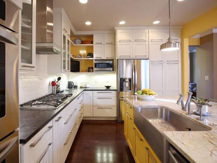 Cozy konyha - hogyan lehet egy praktikus és kényelmes konyha a kezét (55 fénykép kész ötletek)