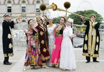 Üzbég lakodalomban hagyomány ismert rítusok