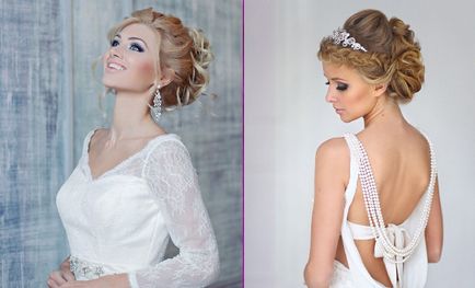 Ballagási és esküvői frizurák 2017-2018 fotó, fotó érettségi és esküvői frizurák