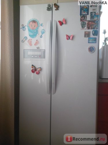 Hűtőszekrény side-by-side LG GC-b207gvqv - «hűtő-szekrény