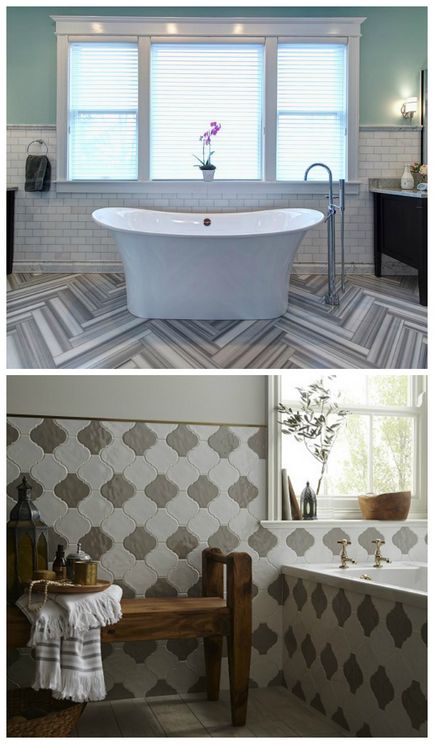 100 Fotó csempék a fürdőszoba legjobb tervezési projektek