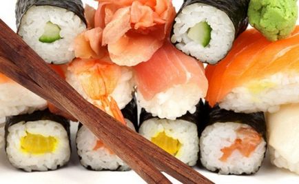 A sushi tekercs eltér az alapvető különbségek formáját és összetételét