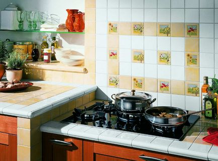 Dekoráció a konyhában kezével megvalósítása az ötlet (50 fotó)