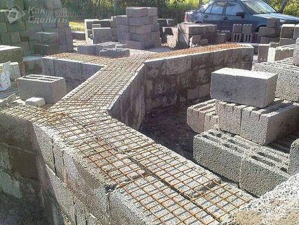 House keramzitoblokov kezek - otthon a könnyű összesített beton blokkok