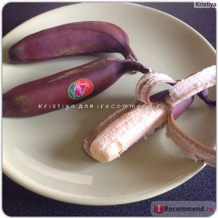 Gyümölcsök piros banán - „vörös banán, mi van benne, és mi az ízük, mint a” vásárlói vélemények