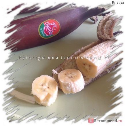Gyümölcsök piros banán - „vörös banán, mi van benne, és mi az ízük, mint a” vásárlói vélemények