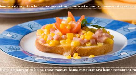 Forró szendvicsek receptek fotókkal - hazai étteremben