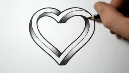 Hogyan kell felhívni a szívében gyönyörű szakaszában ceruza