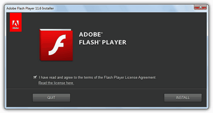 Hogyan kell frissíteni a Flash Player a böngésző az Opera módszerek leírása