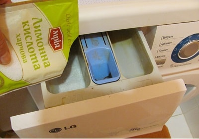 Hogyan tisztítható a mosógép citromsav revétlenítés