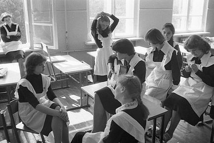 Ahogy az utolsó hívás zajlott szovjet iskolákban