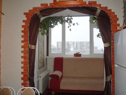 Hogyan készítsünk egy erkély nappali ajánlások mesterek (35 fotó)