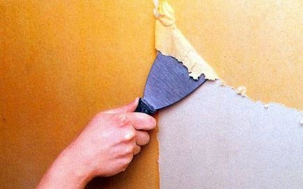 Hogyan lehet eltávolítani a vinyl tapéta papír hátlapja, nem szőtt