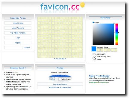 Hogyan telepítsük a favicon a honlapon - szeretnék egy honlapot