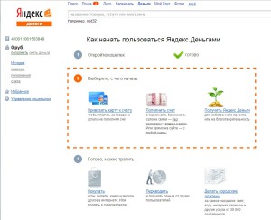 Hogyan lehet regisztrálni a Yandex pénzt walkthrough