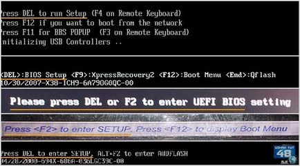 Hogyan adja meg a BIOS-ban (BIOS) a számítógépen vagy laptopon - megtudja, itt 48