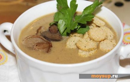 Burgonya leves gombával - lépésről lépésre recept fotók