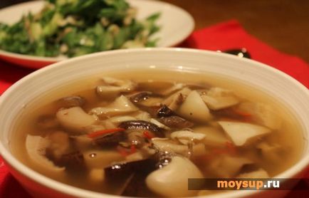 Burgonya leves gombával - lépésről lépésre recept fotók
