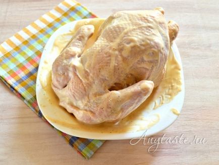 Csirkét a sütőbe, ropogós recept lépésről lépésre fotók, hogyan kell főzni csirke