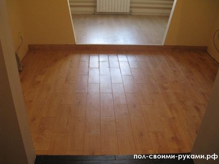 Változás a padló egy lakásban saját