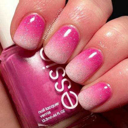 Fashion Nails hatás Ombre - 50 videó kép - elegáns körmök