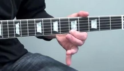 Tanulás gitár a semmiből staging a bal keze, dal akkordok, fülek, összeállítása