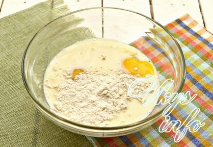 Bolyhos omlett sütőben recept egy fotó