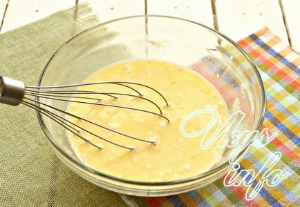 Bolyhos omlett sütőben recept egy fotó