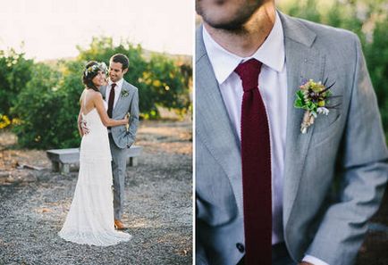 Választéka esküvői ruha vőlegény - ez a folyamat, amely megköveteli a harmonikus kombinációja a ruha