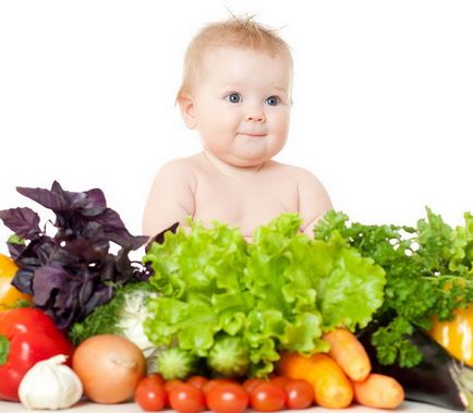 Az előnyök a gyümölcsök és zöldségek a baba (baba) Az előnyök a gyümölcsök és zöldségek a baba