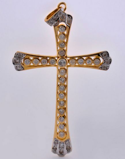 Ortodox kereszt mint szimbólum a hit és dekoráció