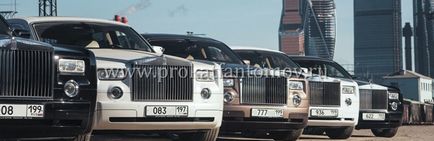 Bérleti Rolls-Royce Phantom, kiadó egy Rolls Royce sofőrrel Moszkvában egy esküvő