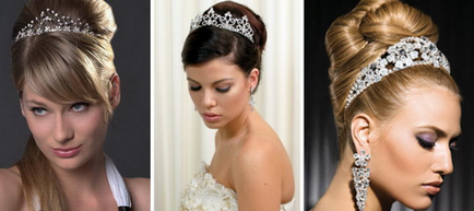 Menyasszonyi frizura a tiara sikeres képek (frizura) Menyasszonyi frizura a tiara sikeres képek