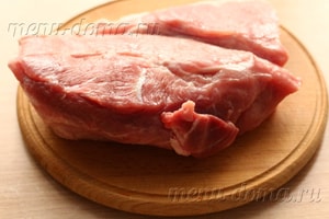 Sertés fóliában, kemencében sült-lépésben recept (sütő) Sertés fóliába, sült a sütőben egy lépésről lépésre recept