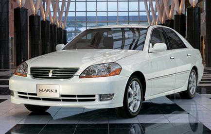 Toyota Mark II (2000-2004) teljesítmény és az ár, fotók és felülvizsgálat