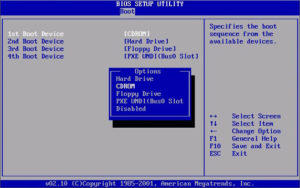 Recovery Windows 10 a BIOS (helyreállítás) Visszaállítás windows 10 a BIOS