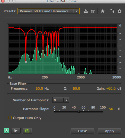 Adobe Audition, hogyan kell eltávolítani zaj