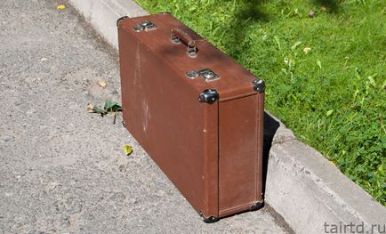 Decoupage egy régi bőrönd saját kezűleg