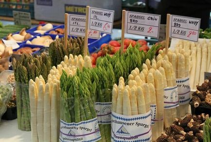 Asparagus, amelyből készítik