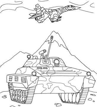 Hogyan rajzoljunk katonai járművek